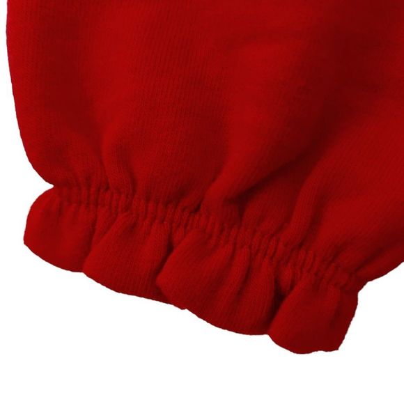 Mini Boden Dress Girls 4-5Y Red Embroidered Floral Pleated Ruffles Cotton Blend - Picture 9 of 11